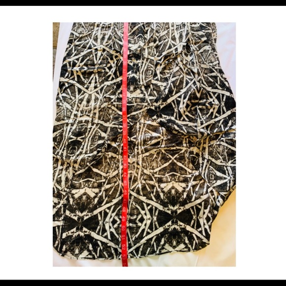 LA Soirée - Printed Maxi Halter Dress - Size: M - Picture 5 of 5